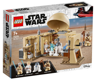 Juego de construcción Cabaña de Obi-Wan con 200 piezas, LEGO Star Wars 75270.