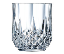 Vaso con relieve decorativo de 0,32 litros de cristal, ECLAT.