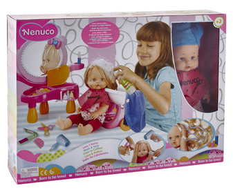 Peluquería con Muñeco NENUCO. Peluquería con Muñeco NENUCO.