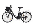 Bicicleta eléctrica YOUIN You-Ride Paris, color negro, 250W, 6 velocidades, ruedas 26”, autonomía 35km.