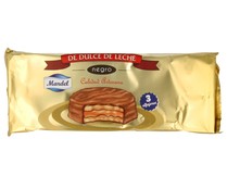 Alfajores de chocolate con dulce de leche MARDEL 150 gr,