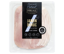 Jamón cocido Duroc de categoria extra, cortado en lonchas finas FRIAL 100 g.