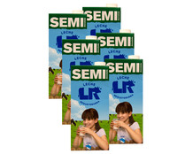 Leche  semidesnatada L.R. 6 x 1 l.