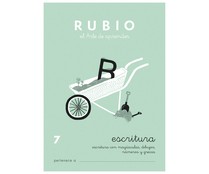 Cuadernillo de actividades de Lengua, Escritura 7, Mayúsculas, 7-9 años RUBIO. Cuadernillo de actividades de Lengua, Escritura 7, Mayúsculas, 7-9 años RUBIO.