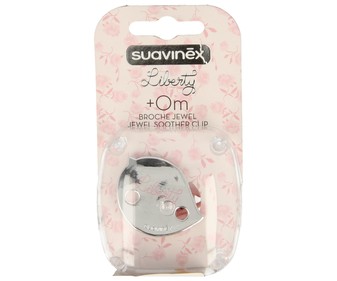 Broche chupete vintage de color rosa SUAVINEX. Broche chupete vintage de color rosa SUAVINEX.