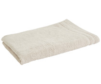 Toalla lisa de ducha color gris, algodón, 540g/m², ACTUEL.