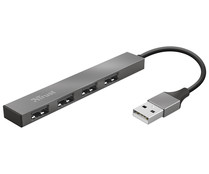 Hub 4 puertos Usb TRUST Halyx.