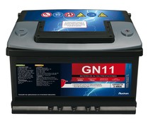 Batería de coche 70Ah, arranque 640A, L: 27,8cm, A: 17,5cm, H: 19cm, GENIUM GN11.