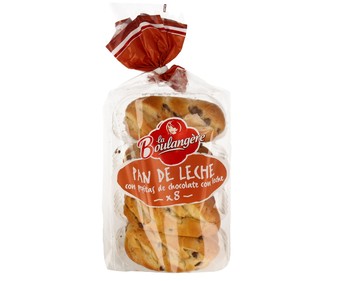 Pan leche pepitas 210g Pan leche pepitas 210g