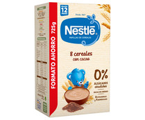 Papilla de 8 cereales con cacao a partir de 12 meses NESTLÉ 725 g.