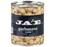 Garbanzos cocidos JAE lata de 500 g.