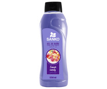 Gel de baño o ducha con aroma a caramelos, para todo tipo de pieles SANKO 1250 ml.
