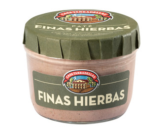 Paté de hígado de cerdo a las finas hierbas CASA TARRADELLAS frasco de 125 g. Paté de hígado de cerdo a las finas hierbas CASA TARRADELLAS frasco de 125 g.