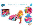 Un día en california, incluye muñeca, patines y coche color rosa NANCY.