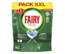 Detergente para lavavajillas a m´quina FAIRY 70 lavados, 945 g.