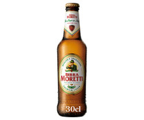 Cerveza italiana rubia BIRRA MORETTI botella 33 cl.