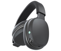Auriculares bluetooth tipo diadema QILIVE Q1, micrófono, autonomía 17 horas, cable de audio, color negro.