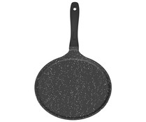 Crepera de aluminio fundido 28cm con interior antiadherente Whitford mármol, apta para inducción, ACTUEL.