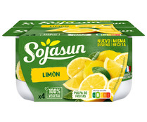 Especialidad de soja con pulpa de limón SOJASUN 4 x 100 g.