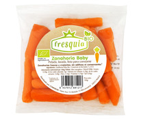 Zanahorias baby lista para consumir ecológicas FRESQUIA bio 100 g.