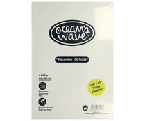 Recambio de tamaño DIN-A4, liso y con 120 hojas de 80 g OCEAN´S WAVE. Recambio de tamaño DIN-A4, liso y con 120 hojas de 80 g OCEAN´S WAVE.