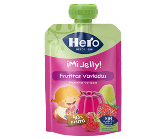 Pocuh de gelatina con frutas variadas HERO Mi jelly 100 g. Pocuh de gelatina con frutas variadas HERO Mi jelly 100 g.