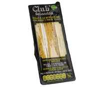 Sandwich de pan de molde con tomate relleno de pollo a la mostaza-miel con queso ÑAMING Club selección 150 g.