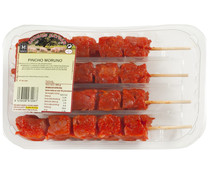 Bandeja con pinchos de jamón de cerdo con adobo rojo CAYSAN 300 g.