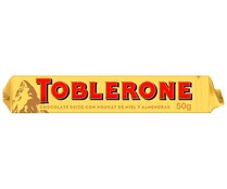 Barrita de chocolate con miel y almendras TOBLERONE 50 gr,