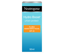 Fluido hidratante facial con protección solar 25 (medio) NEUTRÓGENA Hydro boost urban protect 50 ml.