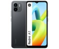 Smartphone 16,56 cm (6,52") XIAOMI Redmi A1 negro, Octa-Core, 2GB Ram, 32GB, 8 Mpx, Dual-Sim, Android 12.