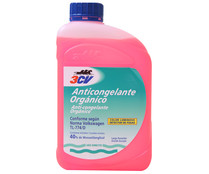 Líquido refrigerante con temperatura de protección de hasta -25ºC, 1L rosa, 40% Monoetilenglicol, 3CV.