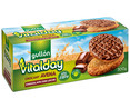 Galletas con avena recubiertas de chocolate con leche GULLÓN VITALDAY 300 g.