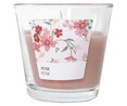 Vela en vaso perfumada, aroma rosas, tamaño S, ACTUEL.