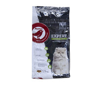 Pienso para gatos completo que favorece la expulsión de la bolas de pelo PRODUCTO ALCAMPO 1.5 Kg.