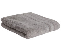 Toalla de lavabo 100% algodón color gris, 450g/m² ACTUEL.