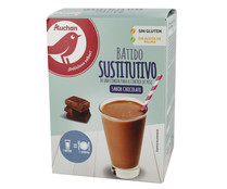 Batido sustitutivo de una comida para el control del peso, sabor chocolate PRODUCTO ALCAMPO 9 uds. x 30 g.