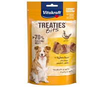 Bocaditos con sabor a pollo para perros VITAKRAFT TREATIES BITS 120 gr,