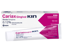Pasta de dientes para encías delicadas, con sabor a menta KIN Cariax 125 ml.