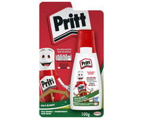Bote de 100 g de cola blanca sin disolventes y adecuada para manualidades PRITT.