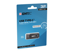 Memoria USB 32GB SANDISK Emtec, conexión USB3.2 tipo-C.