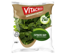 Espinacas brotes tiernos ecológicos VITACRESS 150 g.