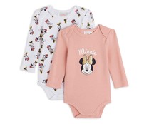 Lote de 2 bodies para bebé DISNEY Minnie, talla 68.