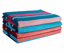 Toalla de playa jacquard velour 90x180cm, 100% algodón, 400g/m², ACTUEL. diferentes modelos, 1 unidad.