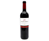 Vino tinto con denominación de origen Tierra de Castilla y Leon LAGAR DE ROBLA botella de 75 cl.