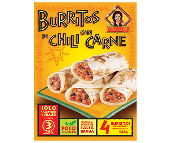 Burritos de chili con carne 425 gramos Burritos de chili con carne 425 gramos