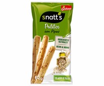 Palitos de cereales con pipas SNATT'S GREFUSA, bolsa 62g