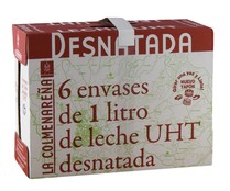 Leche desnatada LA COLMENAREÑA 6 x 1l.