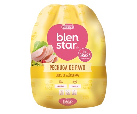 Pechuga cocida de pavo sin grasa EL POZO Pechuga cocida de pavo sin grasa EL POZO