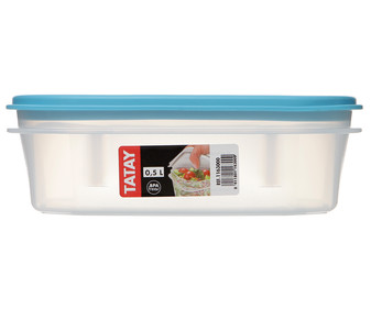 Táper plástico 0,5 litros